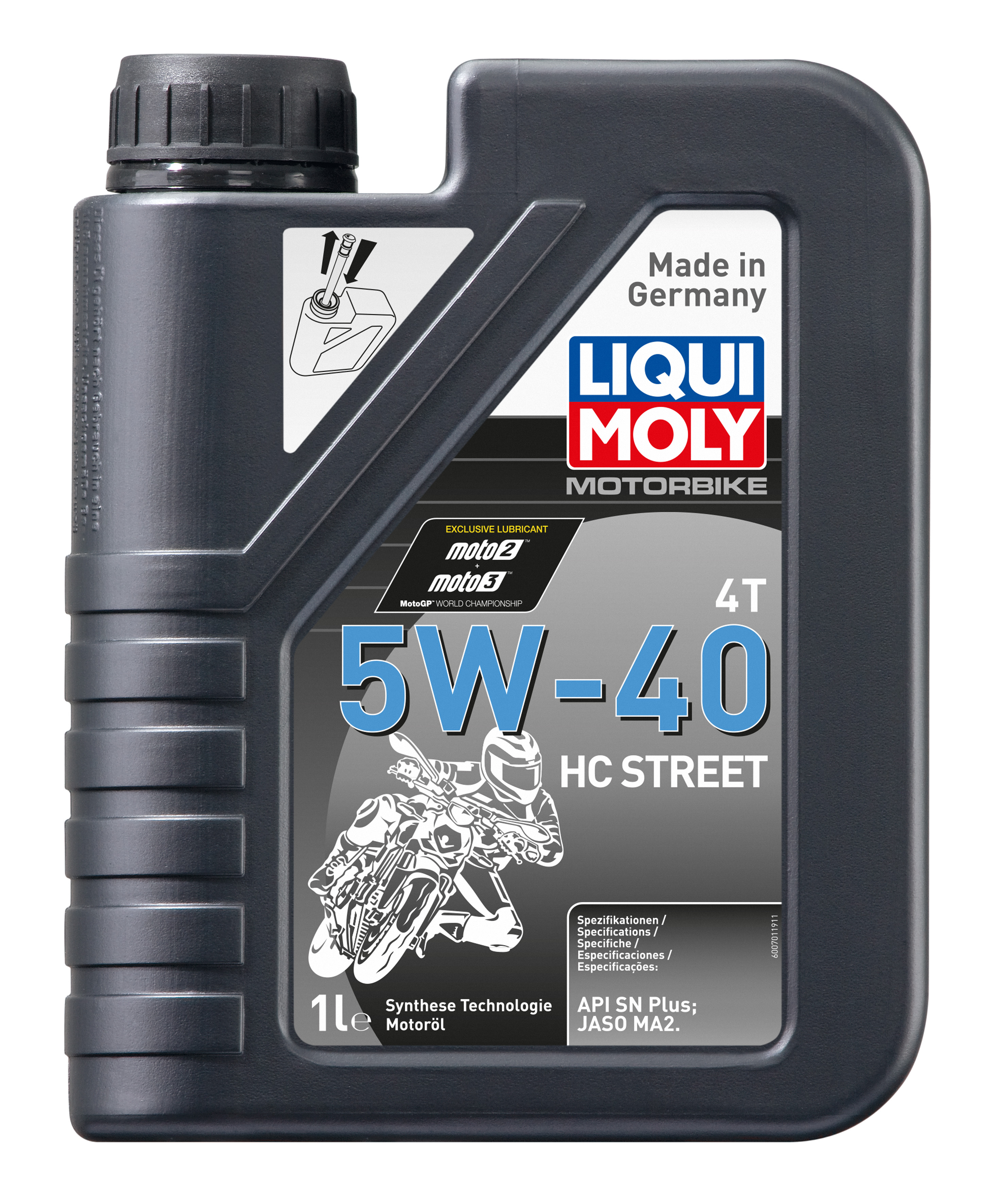 LIQUI MOLY Motorbike 4T 5W-40 HC Street, 1 l (20750)
