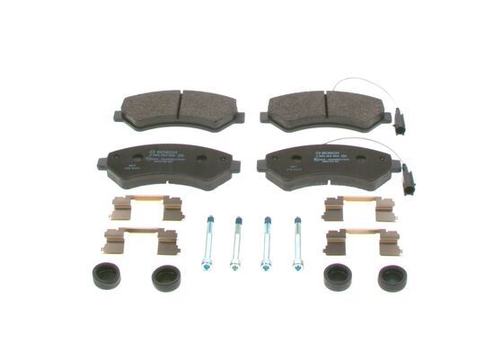 BOSCH Bremsbelagsatz, Scheibenbremse (0 986 494 580)