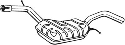 BOSAL Mittelschalldämpfer (233-083) Thumbnail