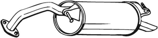 BOSAL Endschalldämpfer (228-205)
