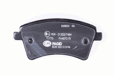 HELLA Bremsbelagsatz, Scheibenbremse (8DB 355 013-961)