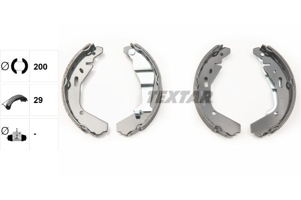 TEXTAR Bremsbackensatz (91065200)