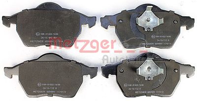 METZGER Bremsbelagsatz, Scheibenbremse (1170114)