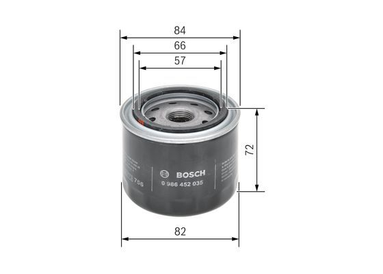 BOSCH Ölfilter (0 986 452 035) BOSCH Ölfilter (0 986 452 035)