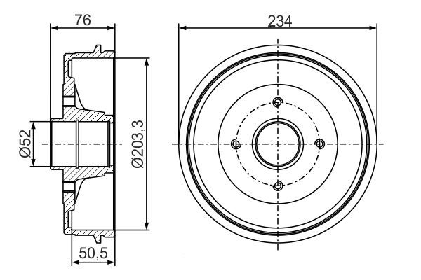 BOSCH Bremstrommel (0 986 477 289) BOSCH Bremstrommel (0 986 477 289)