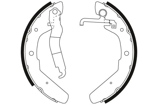TRW Bremsbackensatz (GS8173)