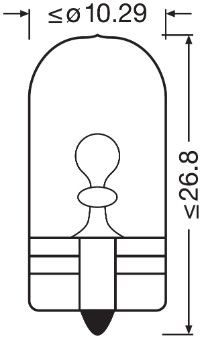 ams-OSRAM Glühlampe, Blinkleuchte (2825CBN-02B)