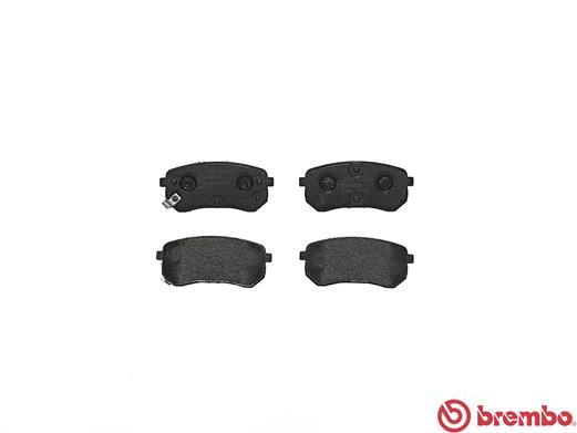 BREMBO Bremsbelagsatz, Scheibenbremse (P 30 033)