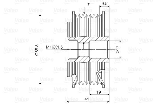 VALEO Generatorfreilauf (588075) Thumbnail