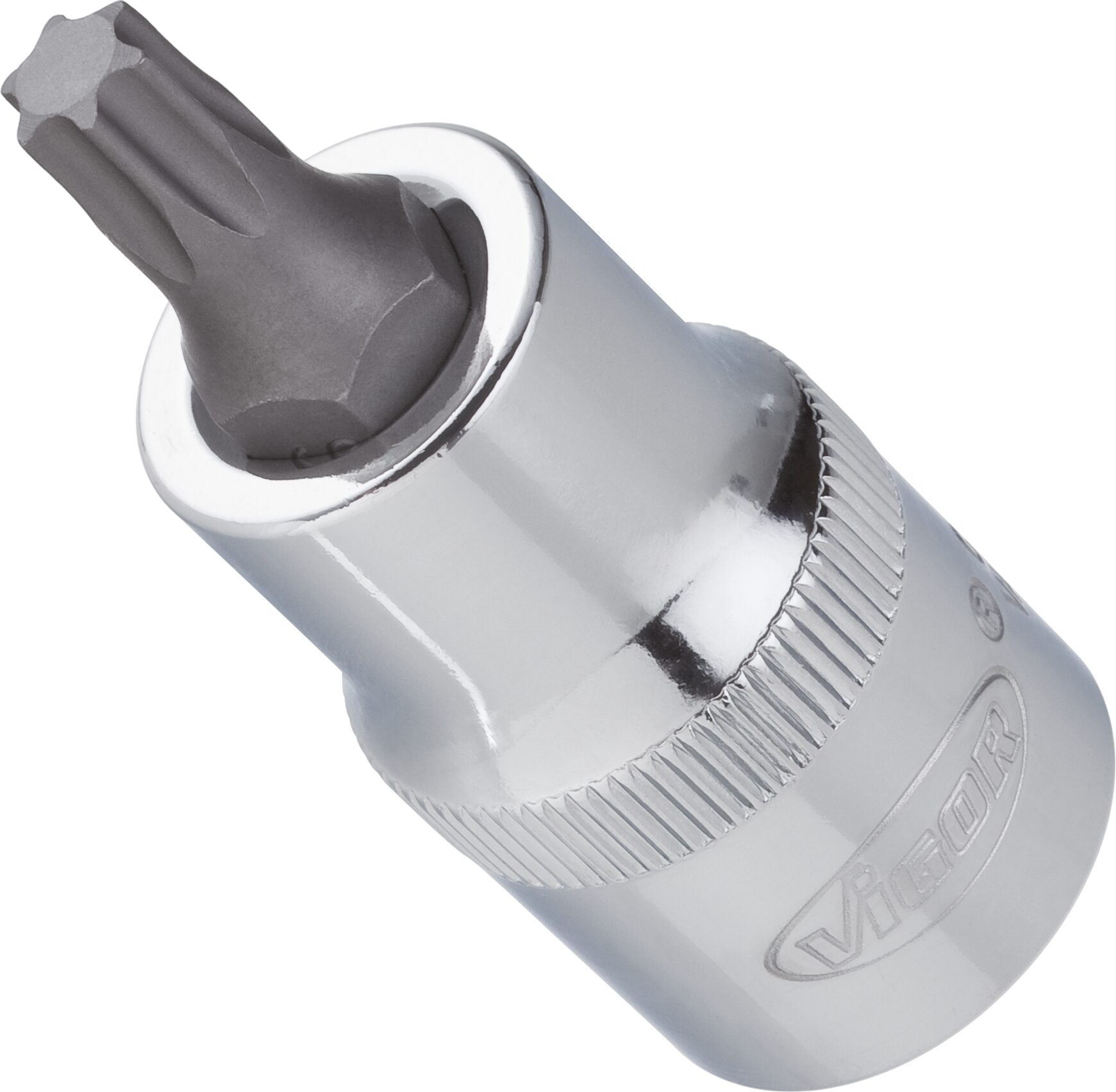 VIGOR TORX® Schraubendreher-Einsatz ∙ V2156 ∙ Vierkant12,5 mm (1/2 Zoll) ∙ Innen TORX® Profil ∙ T45