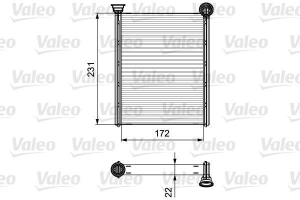 VALEO Wärmetauscher, Innenraumheizung (811534) Thumbnail