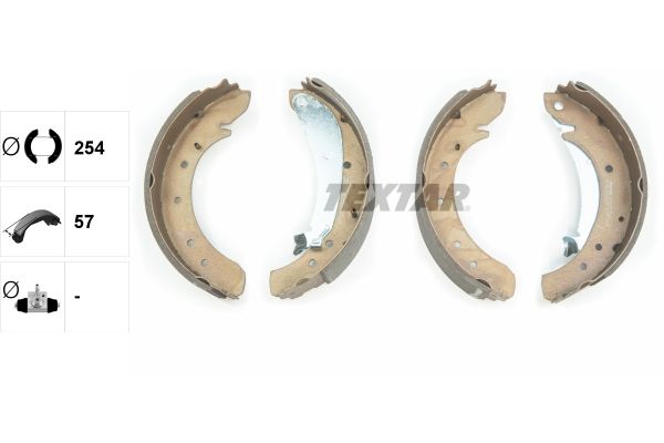 TEXTAR Bremsbackensatz (91049600)