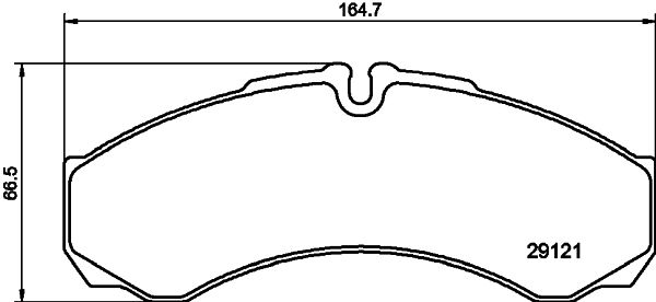 HELLA Bremsbelagsatz, Scheibenbremse (8DB 355 005-411)