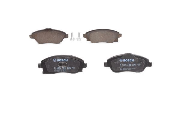 BOSCH Bremsbelagsatz, Scheibenbremse (0 986 494 625)