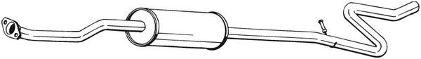 BOSAL Mittelschalldämpfer (286-493) Thumbnail