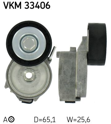 SKF Spannrolle, Keilrippenriemen (VKM 33406) 7316575144395 VKM 33406