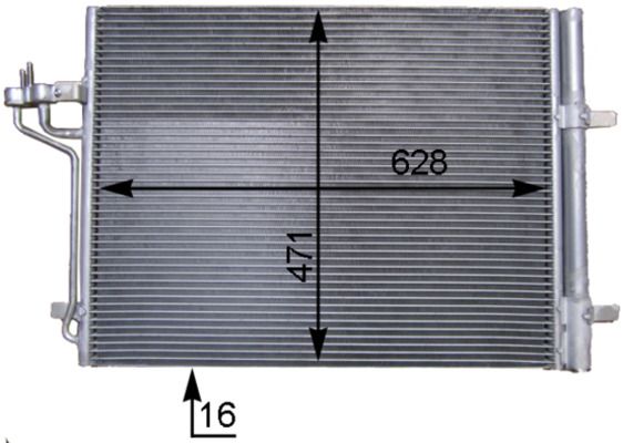 MAHLE Kondensator, Klimaanlage (AC 772 000P)