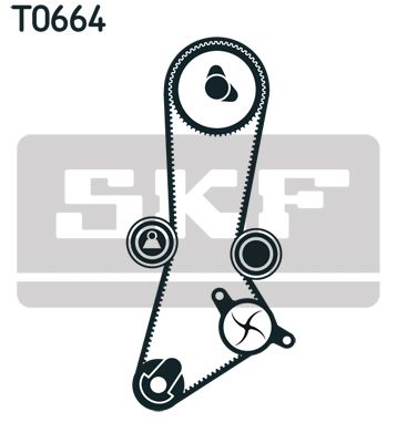 SKF Wasserpumpe + Zahnriemensatz (1176460 BRE) SKF Wasserpumpe + Zahnriemensatz (1176460 BRE)
