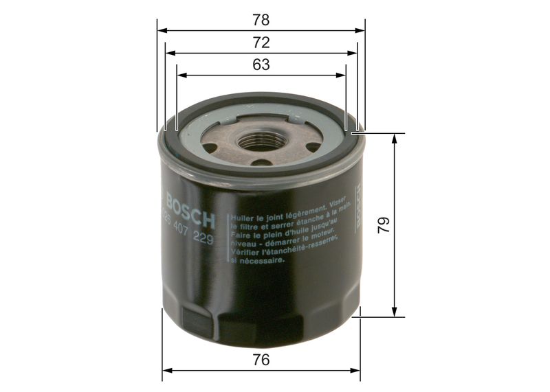 BOSCH Ölfilter (F 026 407 229) BOSCH Ölfilter (F 026 407 229)