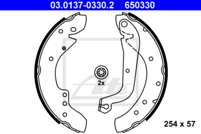 ATE Bremsbackensatz (03.0137-0330.2)