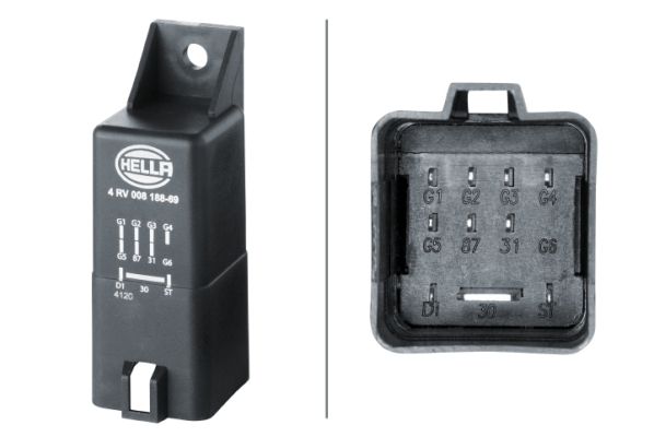 HELLA Steuergerät, Glühzeit (4RV 008 188-691)