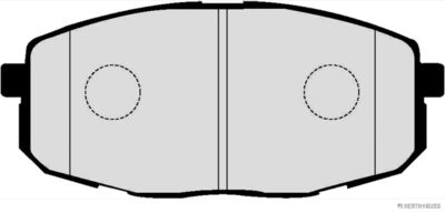 HERTH+BUSS JAKOPARTS Bremsbelagsatz, Scheibenbremse (J3600330)