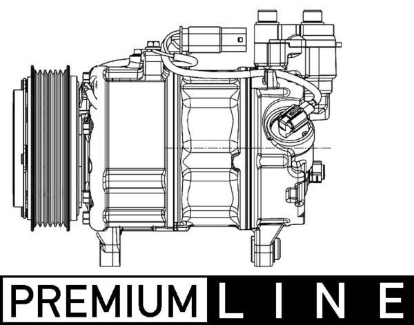 MAHLE Kompressor, Klimaanlage (ACP 596 000P) MAHLE Kompressor, Klimaanlage (ACP 596 000P)