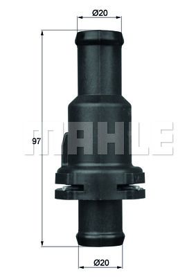 MAHLE Thermostat, Kühlmittel (TH 5 75)