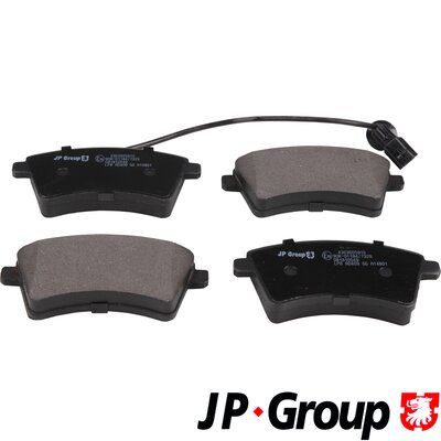 JP GROUP Bremsbelagsatz, Scheibenbremse (4363605910)