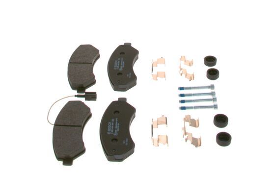 BOSCH Bremsbelagsatz, Scheibenbremse (0 986 494 589)