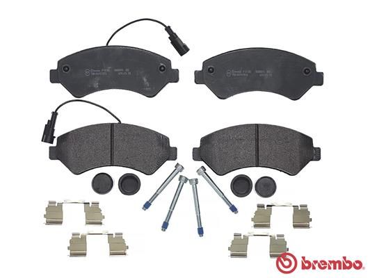 BREMBO Bremsbelagsatz, Scheibenbremse (P 61 118)