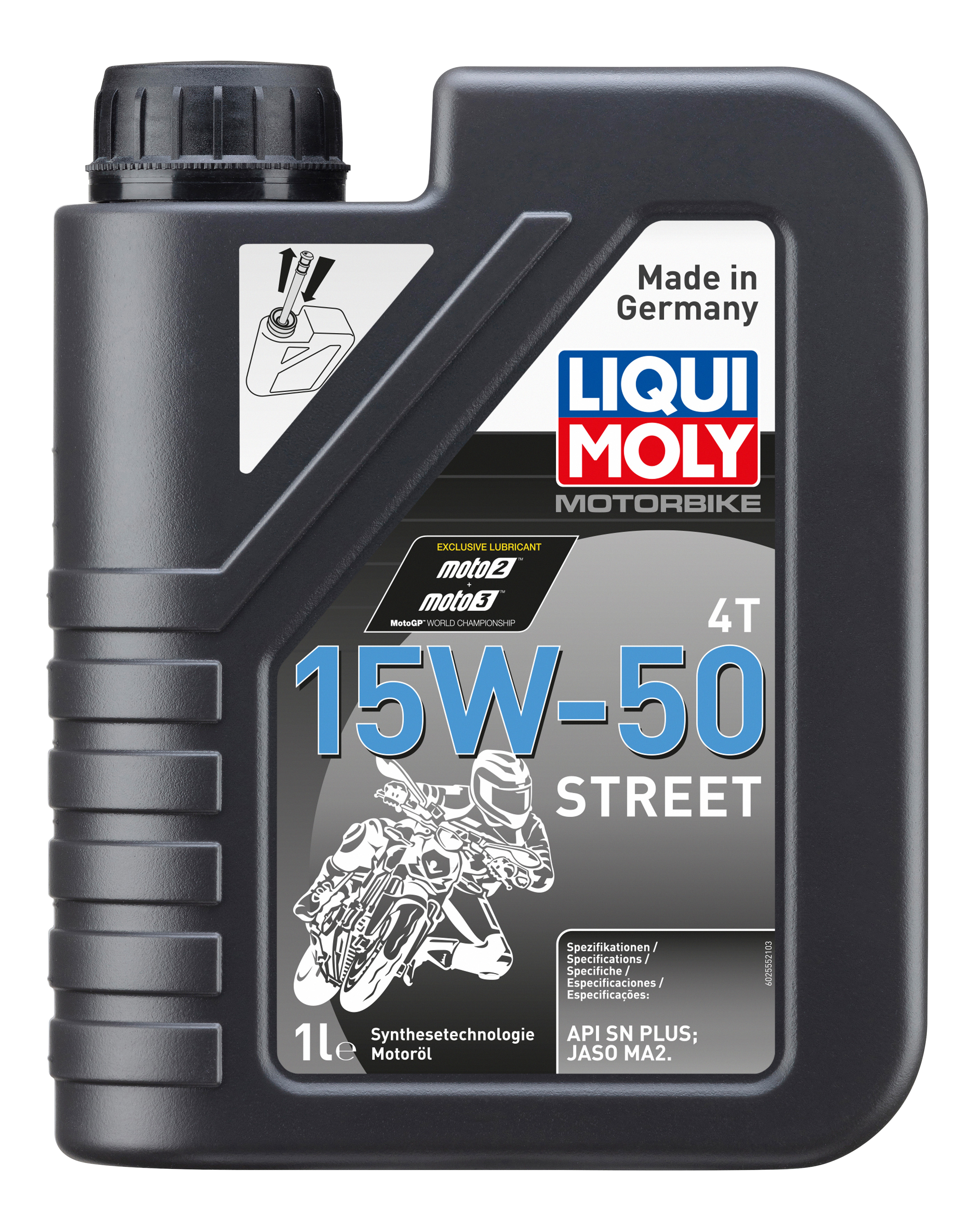 LIQUI MOLY Motorbike 4T 15W-50 Street, 1 l (2555)