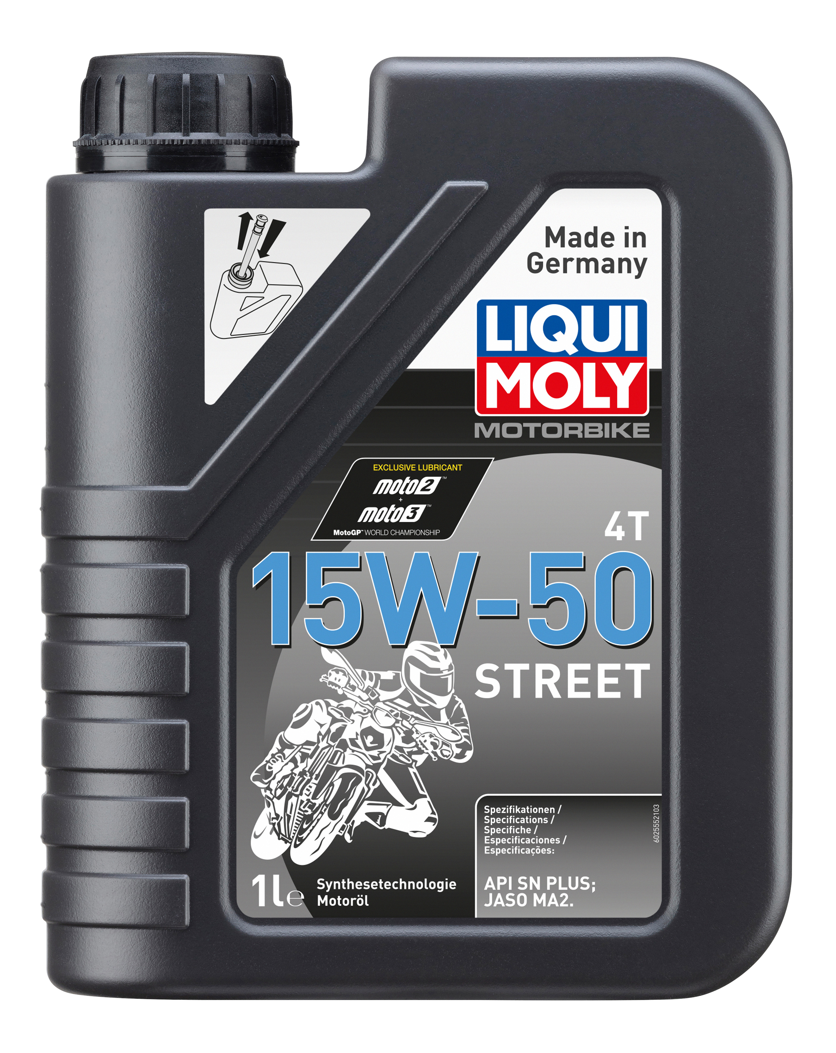 LIQUI MOLY Motorbike 4T 15W-50 Street, 1 l (2555) LIQUI MOLY Motorbike 4T 15W-50 Street, 1 l (2555)
