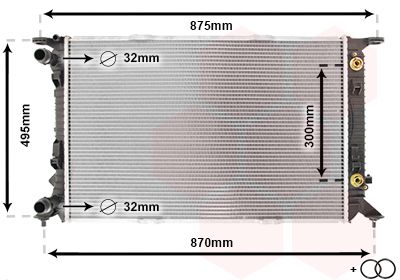 VAN WEZEL Kühler, Motorkühlung (03002293) Thumbnail