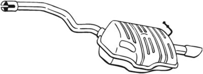 BOSAL Endschalldämpfer (220-453) Thumbnail