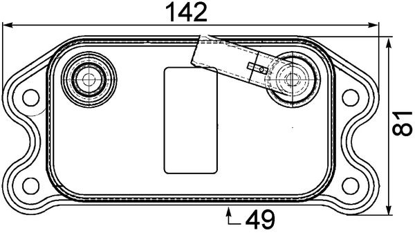 MAHLE Ölkühler, Motoröl (CLC 73 000P) MAHLE Ölkühler, Motoröl (CLC 73 000P)