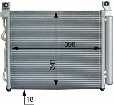 MAHLE Kondensator, Klimaanlage (AC 591 000P)