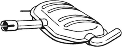 BOSAL Mittelschalldämpfer (233-487)