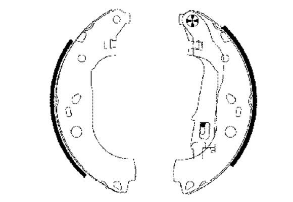 TEXTAR Bremsbackensatz (91062000)
