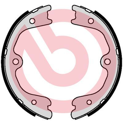 BREMBO Bremsbackensatz, Feststellbremse (S 56 552)