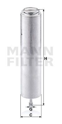 MANN-FILTER Kraftstofffilter (WK 5002 x) Thumbnail