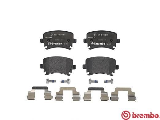 BREMBO Bremsbelagsatz, Scheibenbremse (P 85 095)