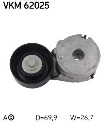 SKF Spannrolle, Keilrippenriemen (VKM 62025)