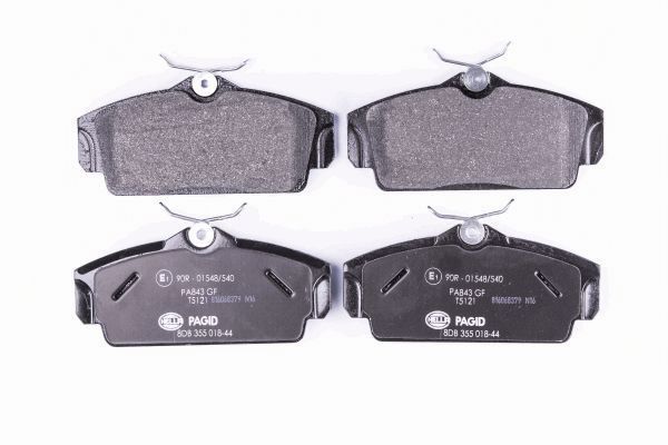 HELLA Bremsbelagsatz, Scheibenbremse (8DB 355 018-441) HELLA Bremsbelagsatz, Scheibenbremse (8DB 355 018-441)