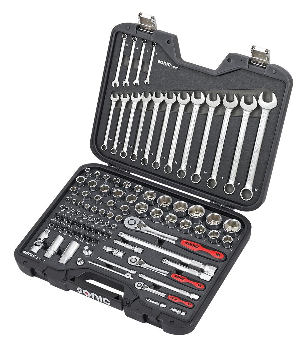 1/4'' 3/8"" & 1/2'' Nuss- und Bit-Satz im BMCS, 99-tlg.