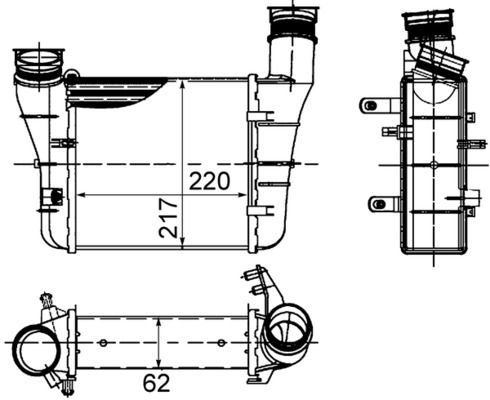 MAHLE Ladeluftkühler (CI 426 000S)