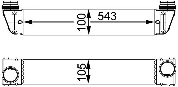 MAHLE Ladeluftkühler (CI 79 000S)