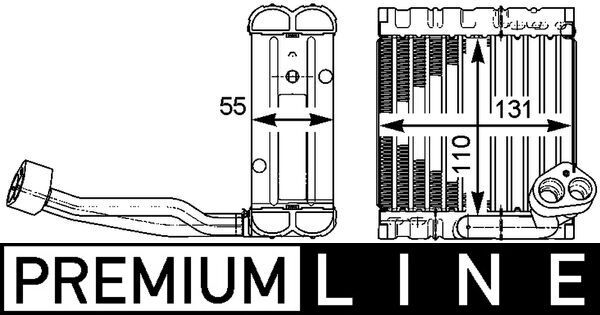 MAHLE Verdampfer, Klimaanlage (AE 115 000P) 4057635044639 AE 115 000P