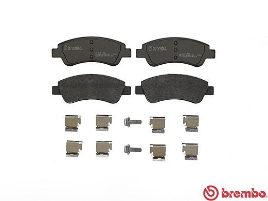 BREMBO Bremsbelagsatz, Scheibenbremse (P 61 066)