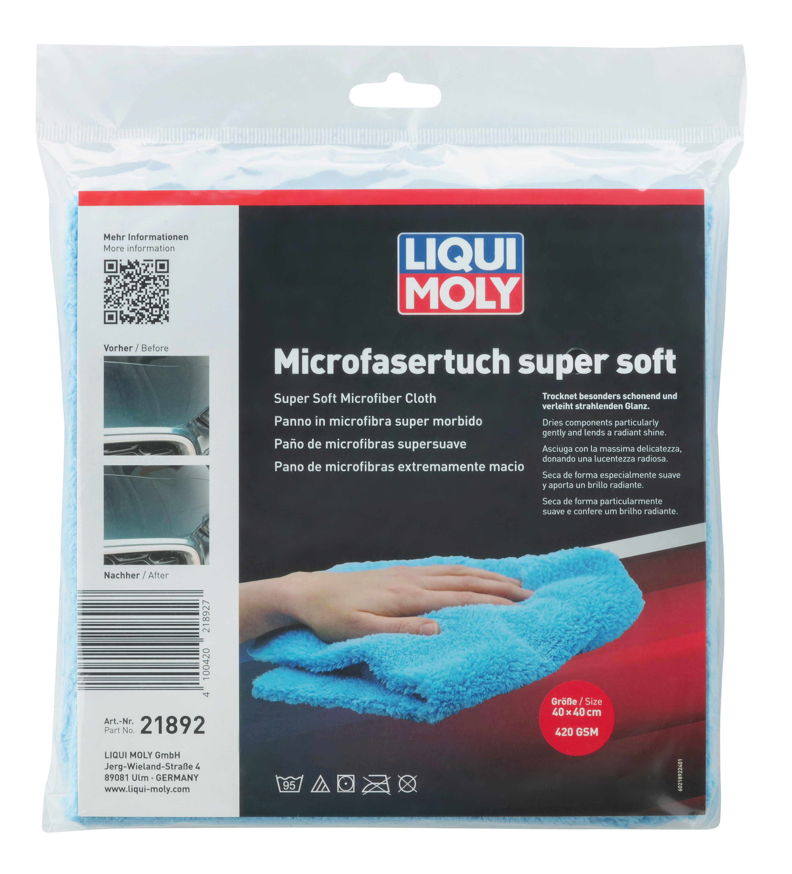 LIQUI MOLY Microfasertuch super soft, 1 Stk (21892)